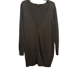 Torrid black cardigan size 2 braided sleeves